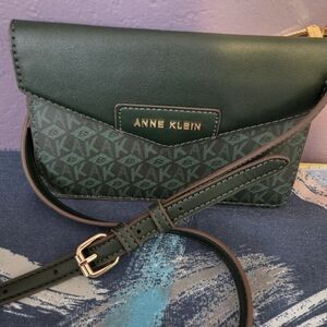 Anne Klein Monogram Crossbody Bag